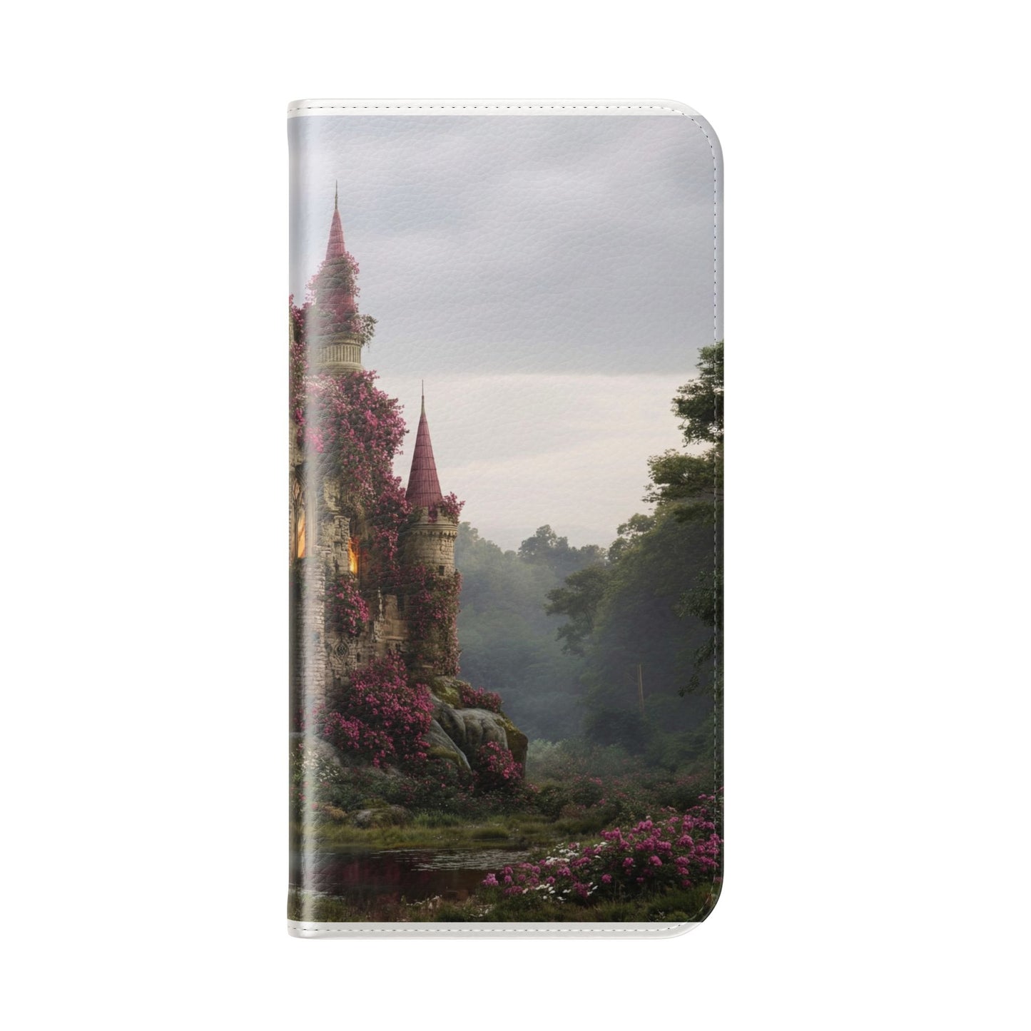 Blossom Spire Flip Cases – Pink Ivy Gothic Castle Cover