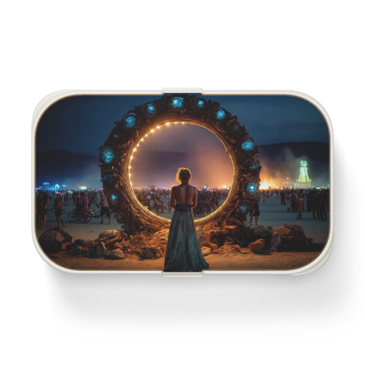 Portal Guardian Bento Lunch Box – Twilight Ceremony in the Desert