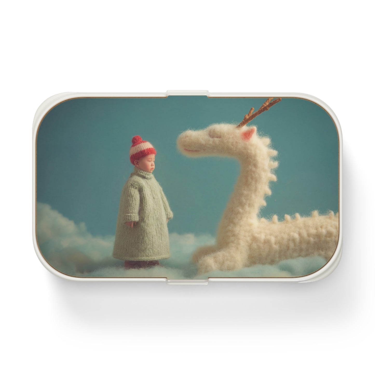 Woolen Dragon & Child Bento Lunch Box – Cloud Nook Whispers