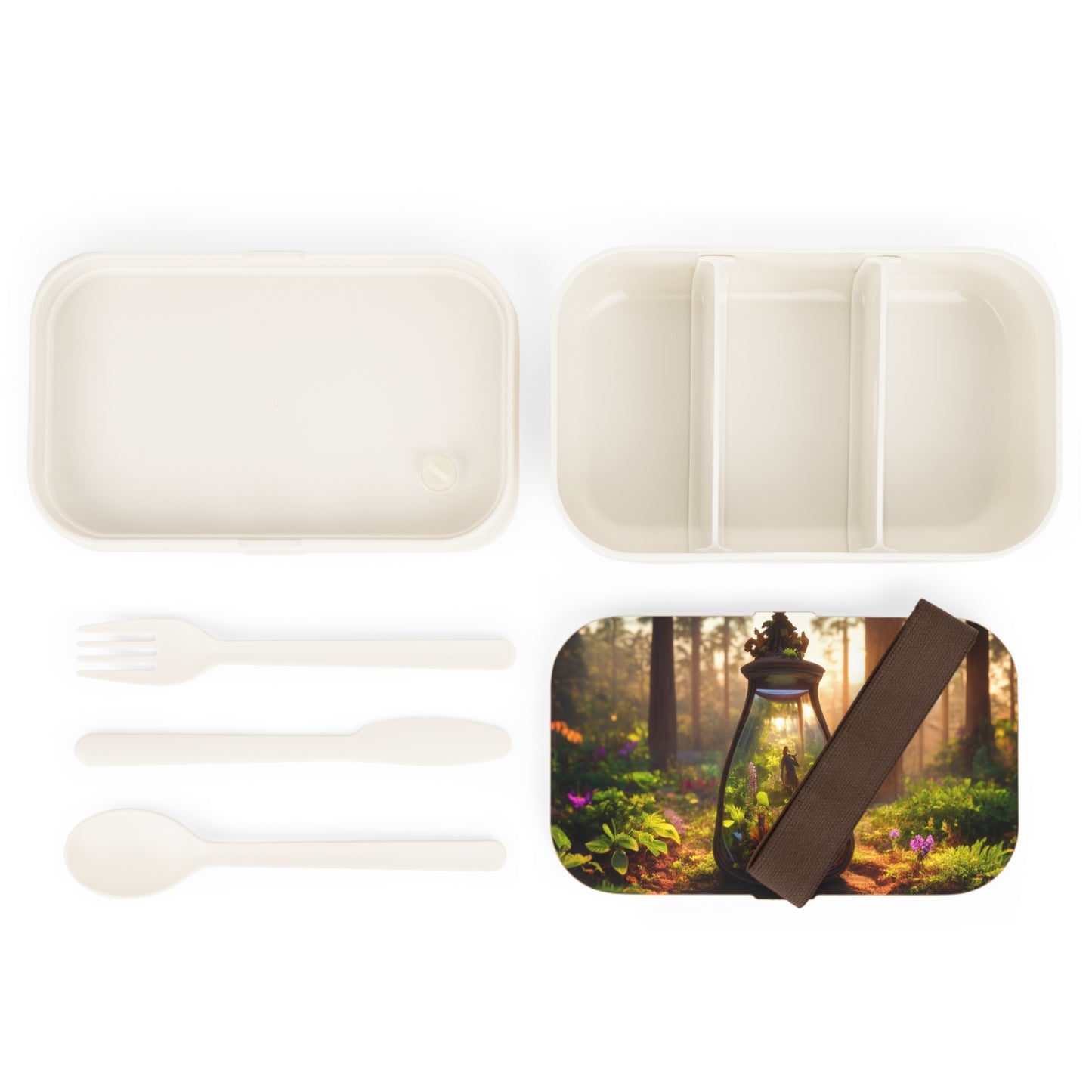 Enchanted Forest Terrarium Bento Lunch Box – Pocket-Sized Wilderness Sanctuary