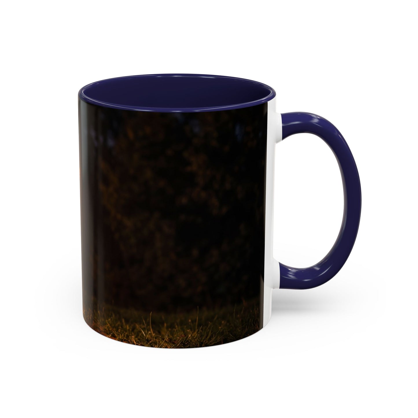 Chromatic Stag Accent Coffee Mug (11, 15oz) – Twilight Luminescence