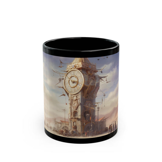 Steampunk Skybound Clock Mug