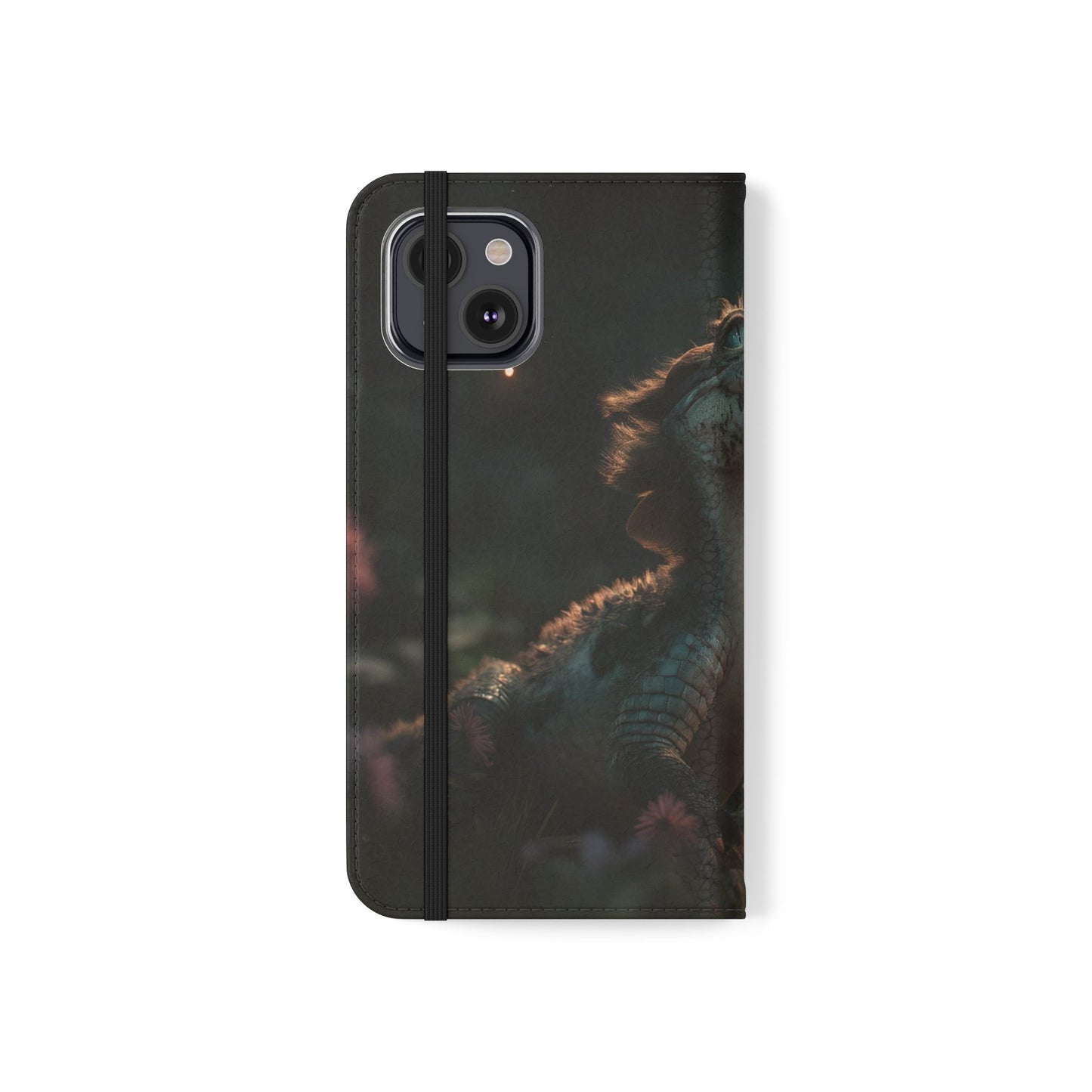 Crocodile Butterfly Flip Cases – Tender Guardian with Moth Companion