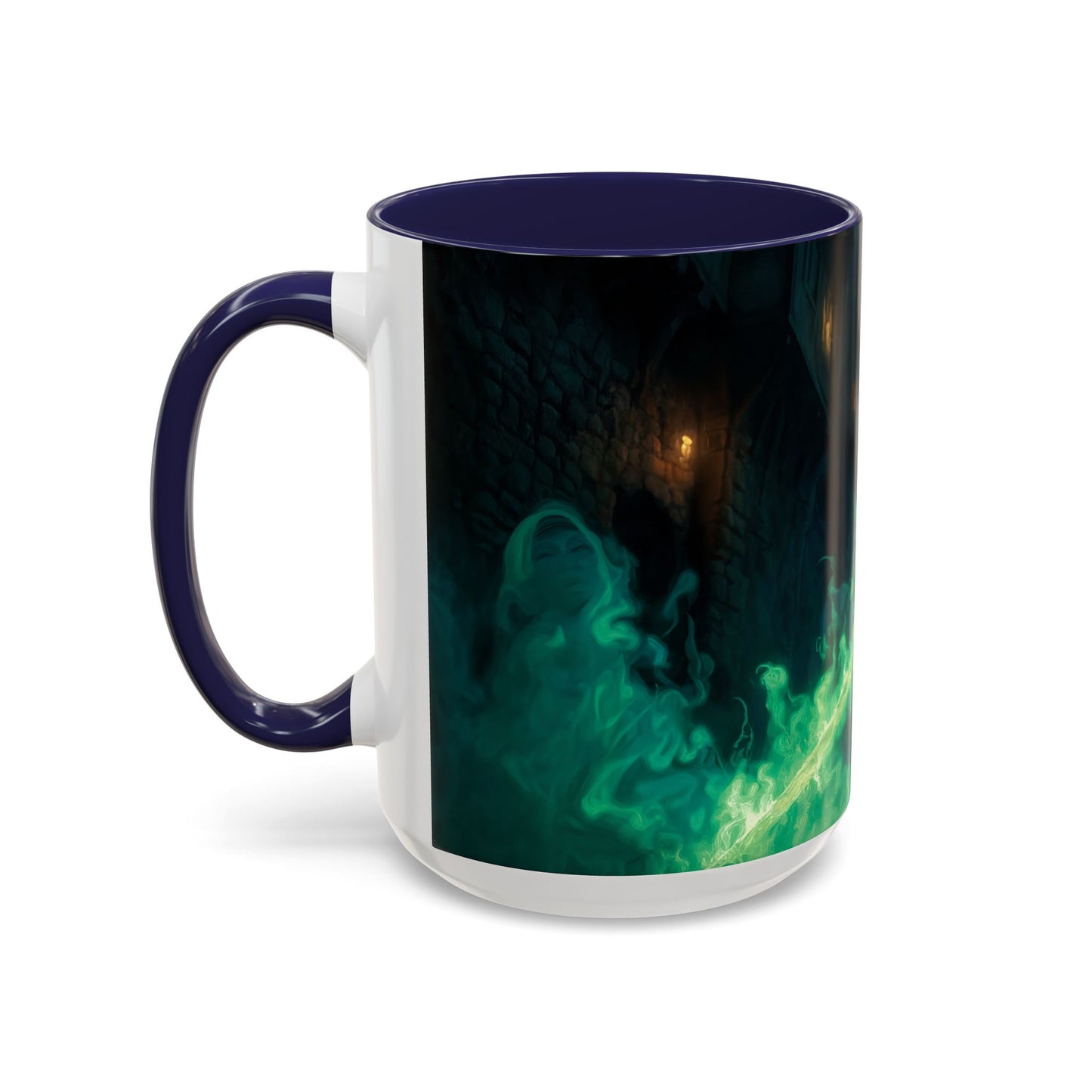 Glimmerblade Gnome Mug – Emerald Spirit Knight Coffee Cup
