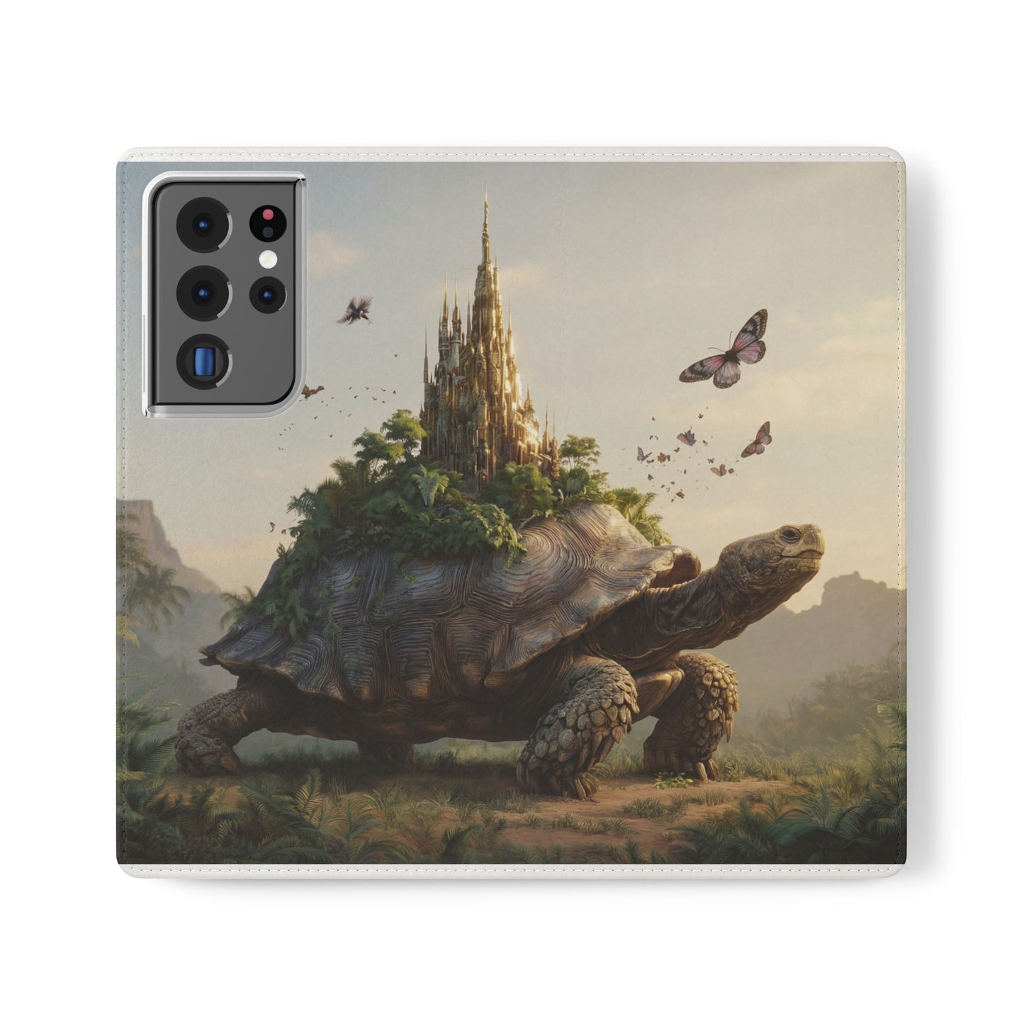 Castle Turtle Flip Cases – Golden Spire Jungle Guardian