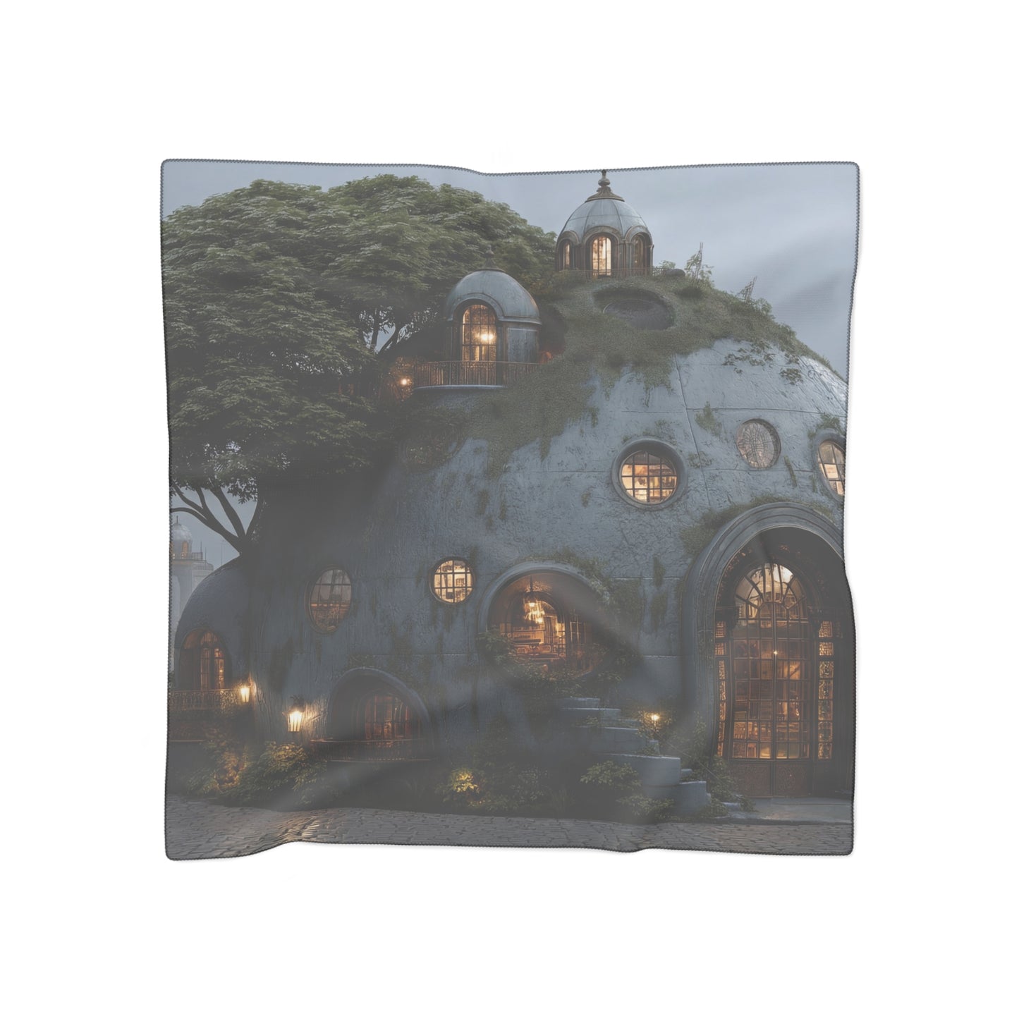 Treehouse Dome Scarf – Twilight Haven Dreamscape