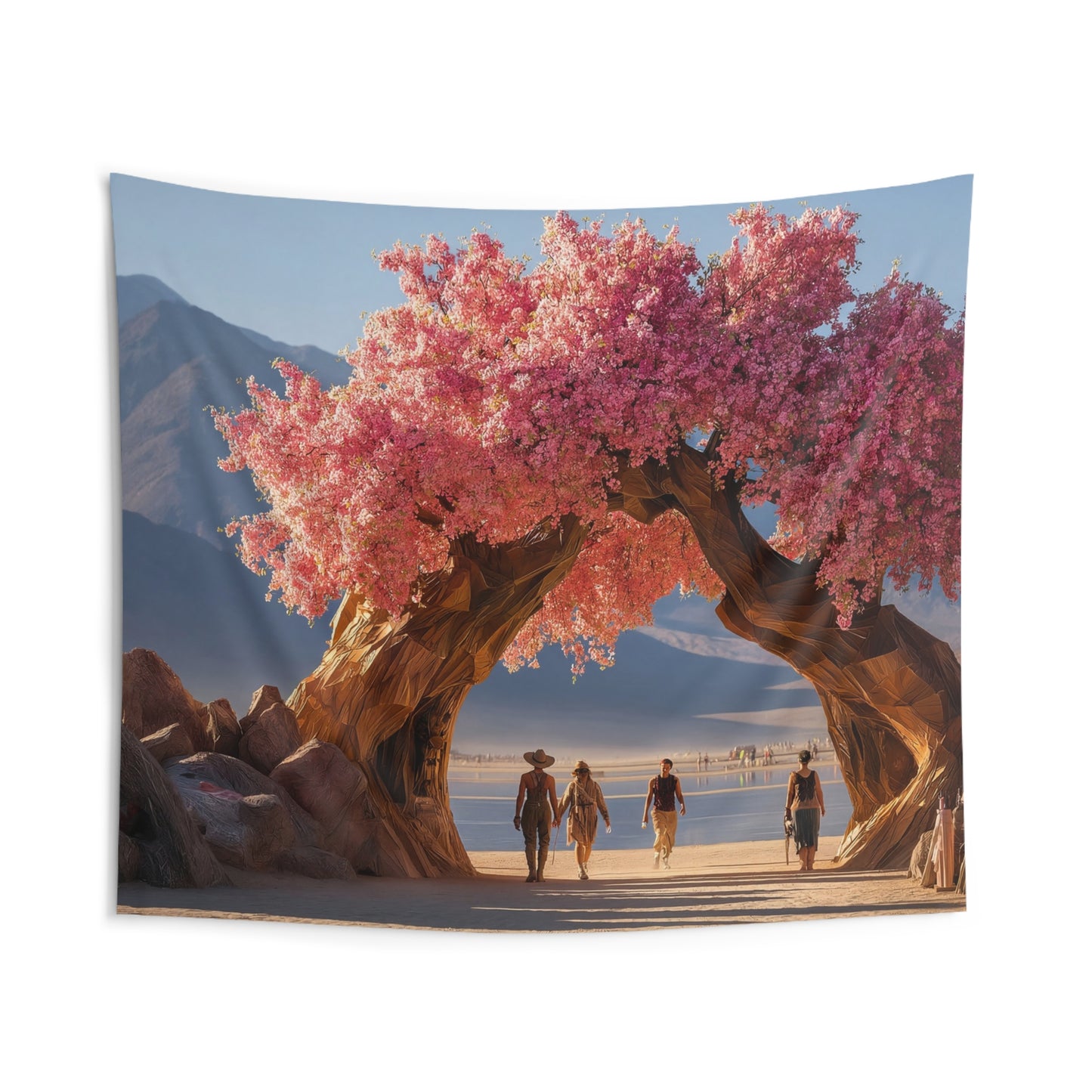 Blossom Archway Indoor Wall Tapestries – Desert Bloom Gateway