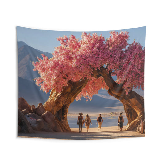 Blossom Archway Indoor Wall Tapestries – Desert Bloom Gateway