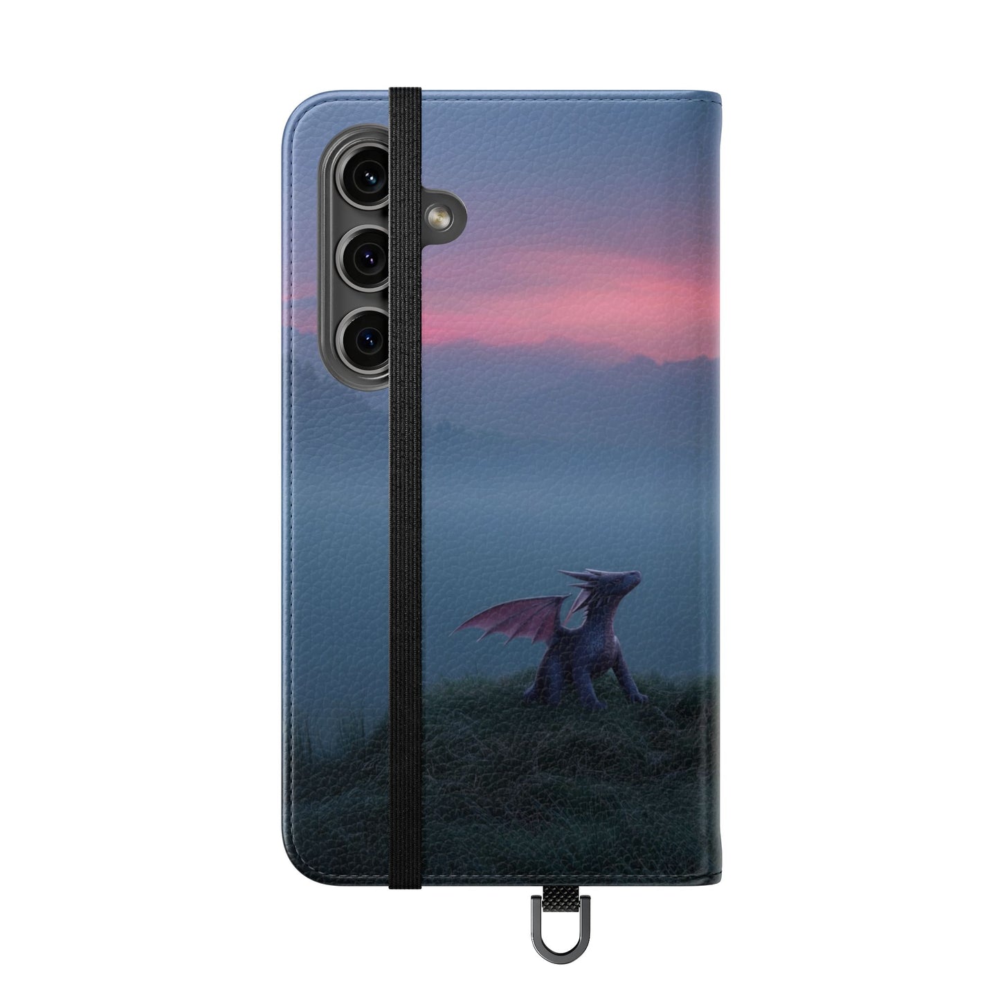 Silent Guardian Flip Cases – Misty Dawn Warrior and Dragon Companion