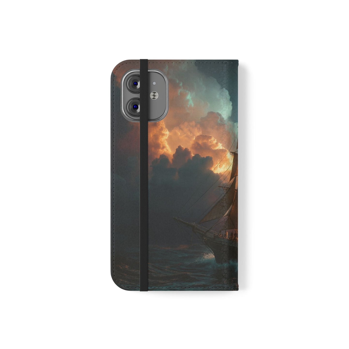 Star-Sailed Galleon Flip Cases – Dawn Chorus at Sea