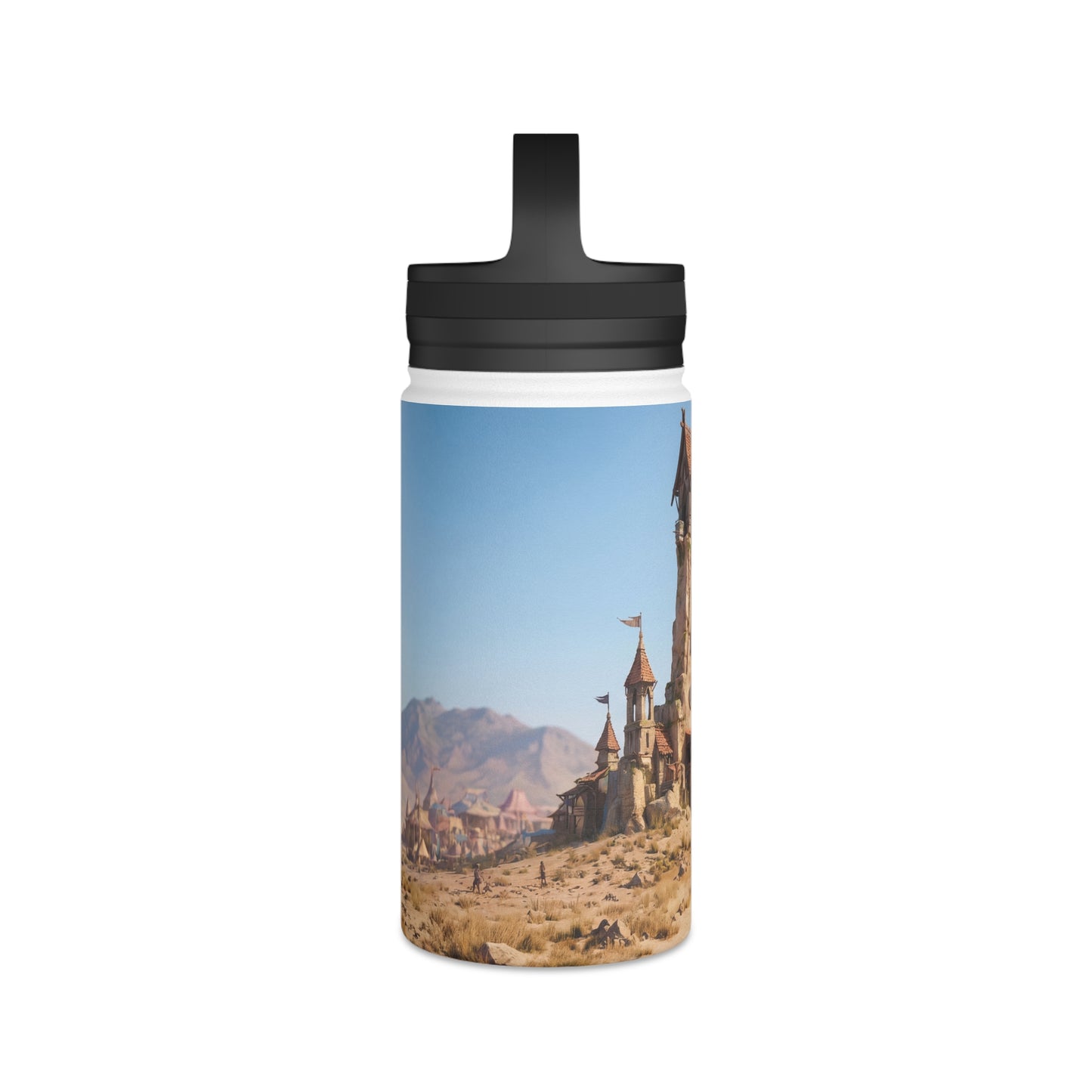 Desert Citadel Water Bottle – Sun-Kissed Oasis Gateway