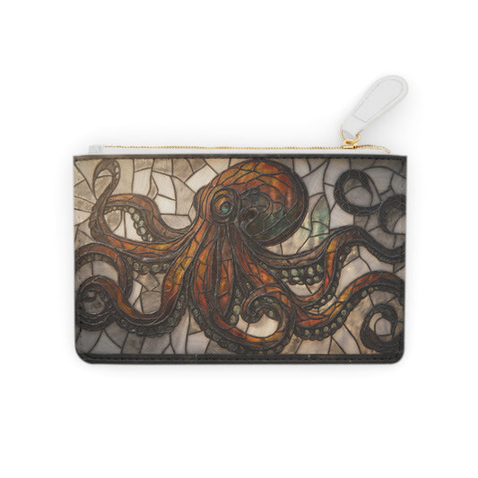 Stained Glass Octopus Mini Clutch Bag – Amber Depths Artistry
