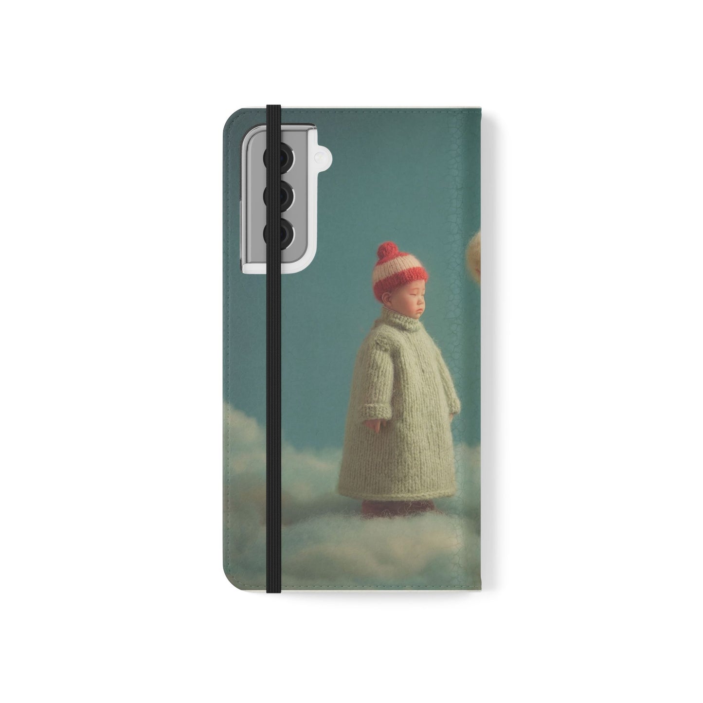 Woolly Dragon & Child Flip Cases – Cloudside Guardians