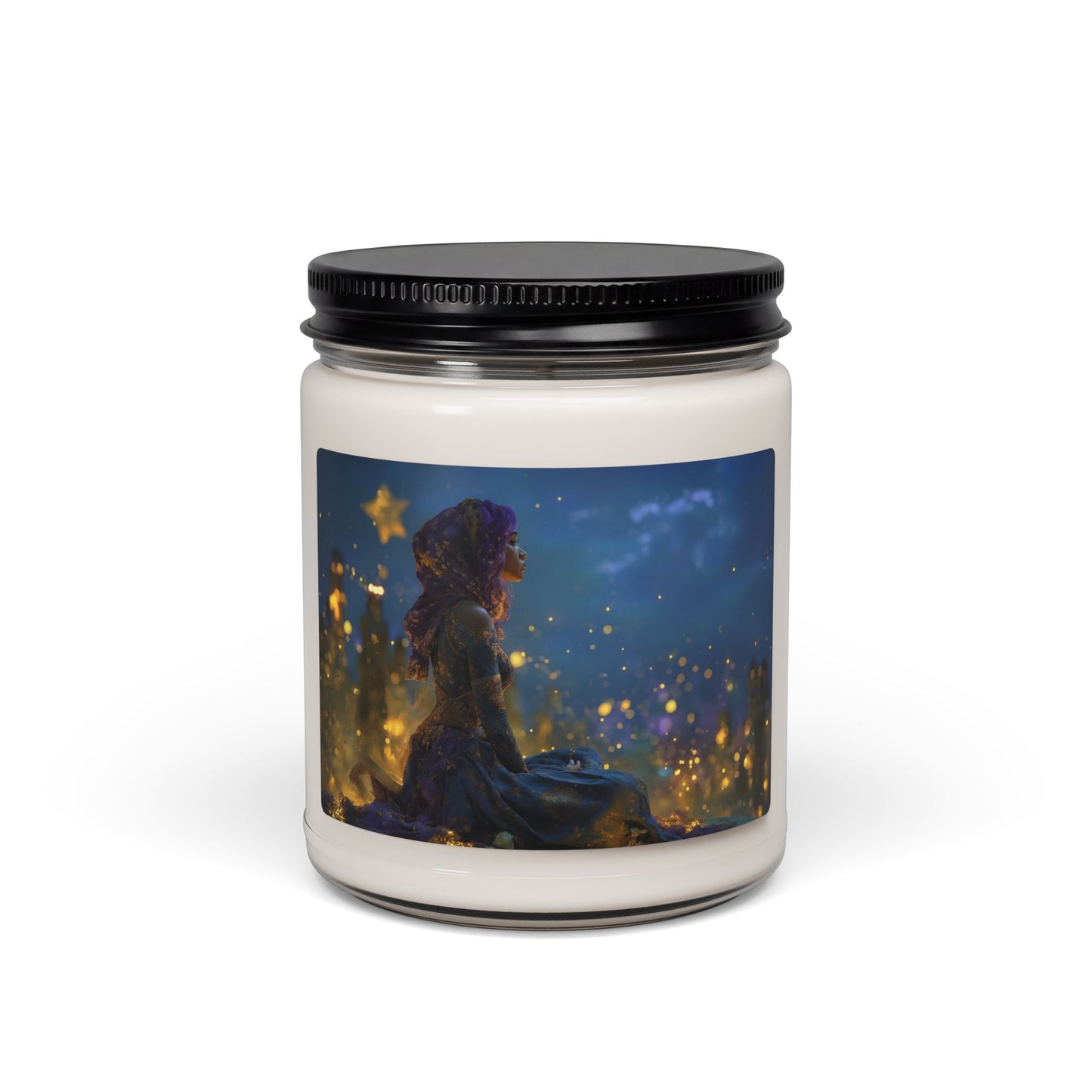 Starlit Siren Scented Soy Candle, 9oz – Whisper of the Midnight Sky