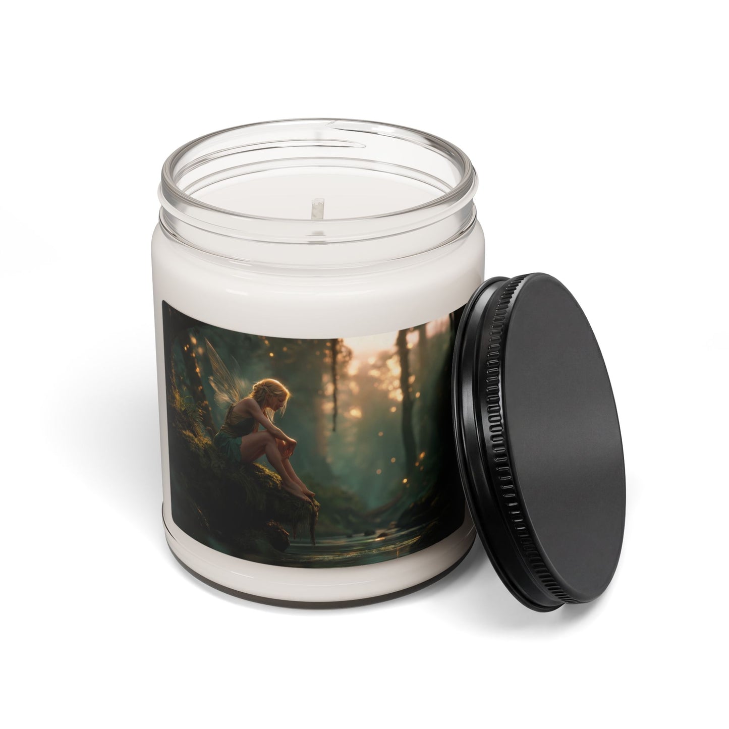 Whispering Woods Fairy Scented Soy Candle, 9oz – Golden Hour Solitude