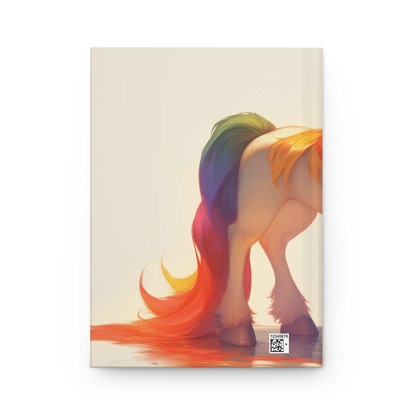 Rainbow Mane Unicorn Hardcover Journal Matte – Dreamer’s Soft Glow