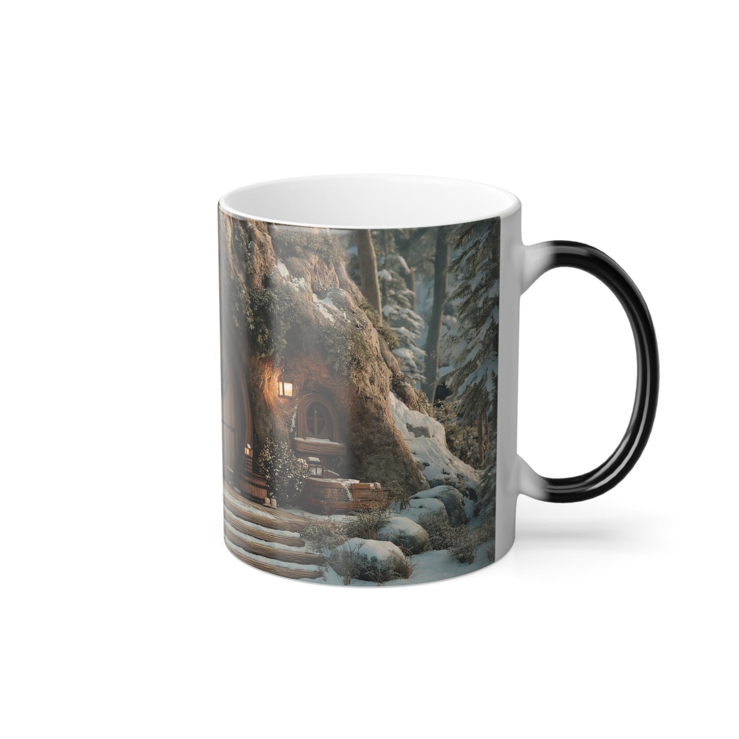 Frosty Hobbit Doorstone Mug, 11oz – Woodland Hearth Sanctuary