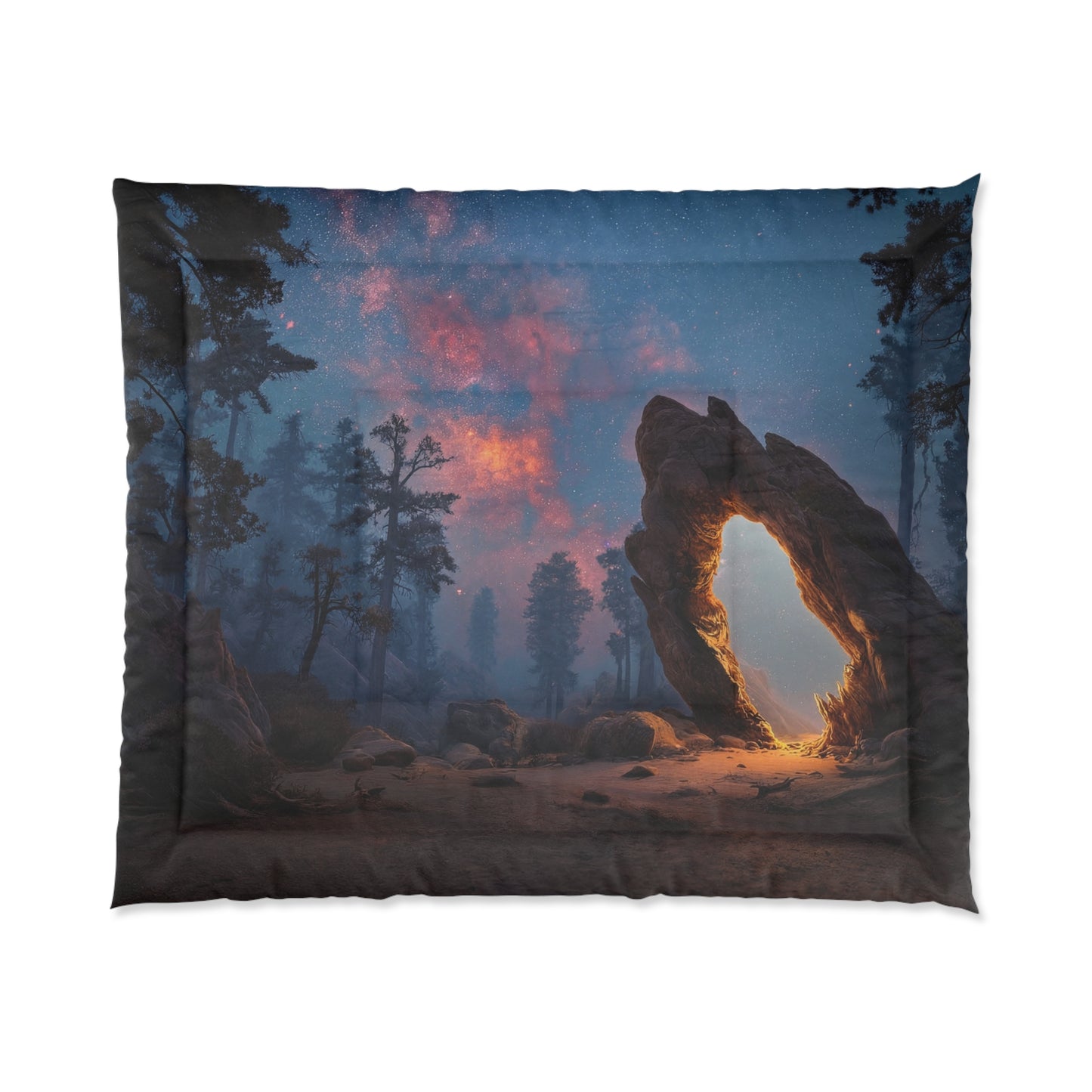 Celestial Arch Comforter – Gateway to the Milky Way Dreamscape