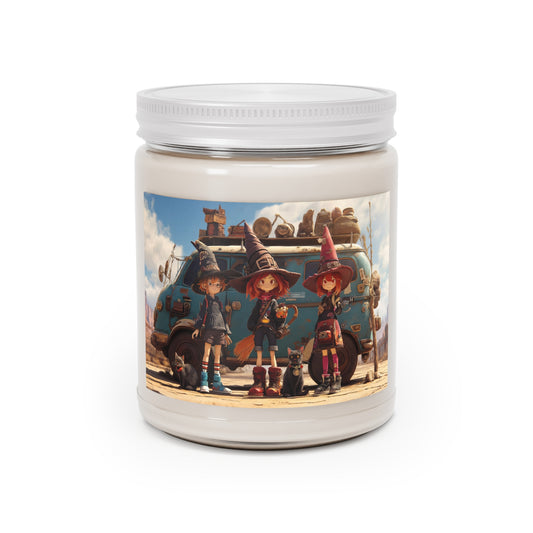 Witch Roadtrip Scented Soy Candles with White Lid, 9oz – Dusty Desert Chronicles