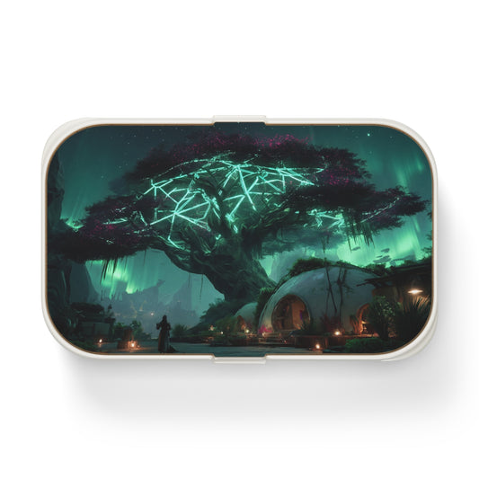Celestial Tree Bento Lunch Box – Glow-Weaved Night Sanctuary