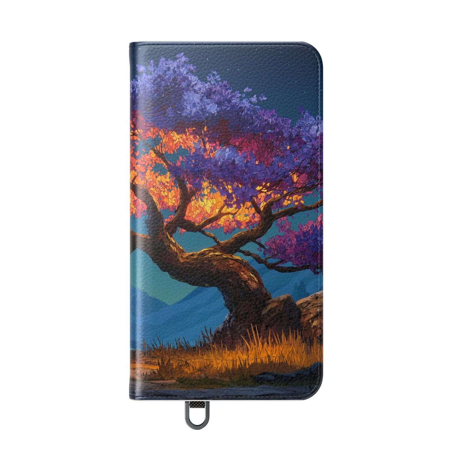 Violet Flame Tree Flip Cases – Twilight Mountain Glow Case
