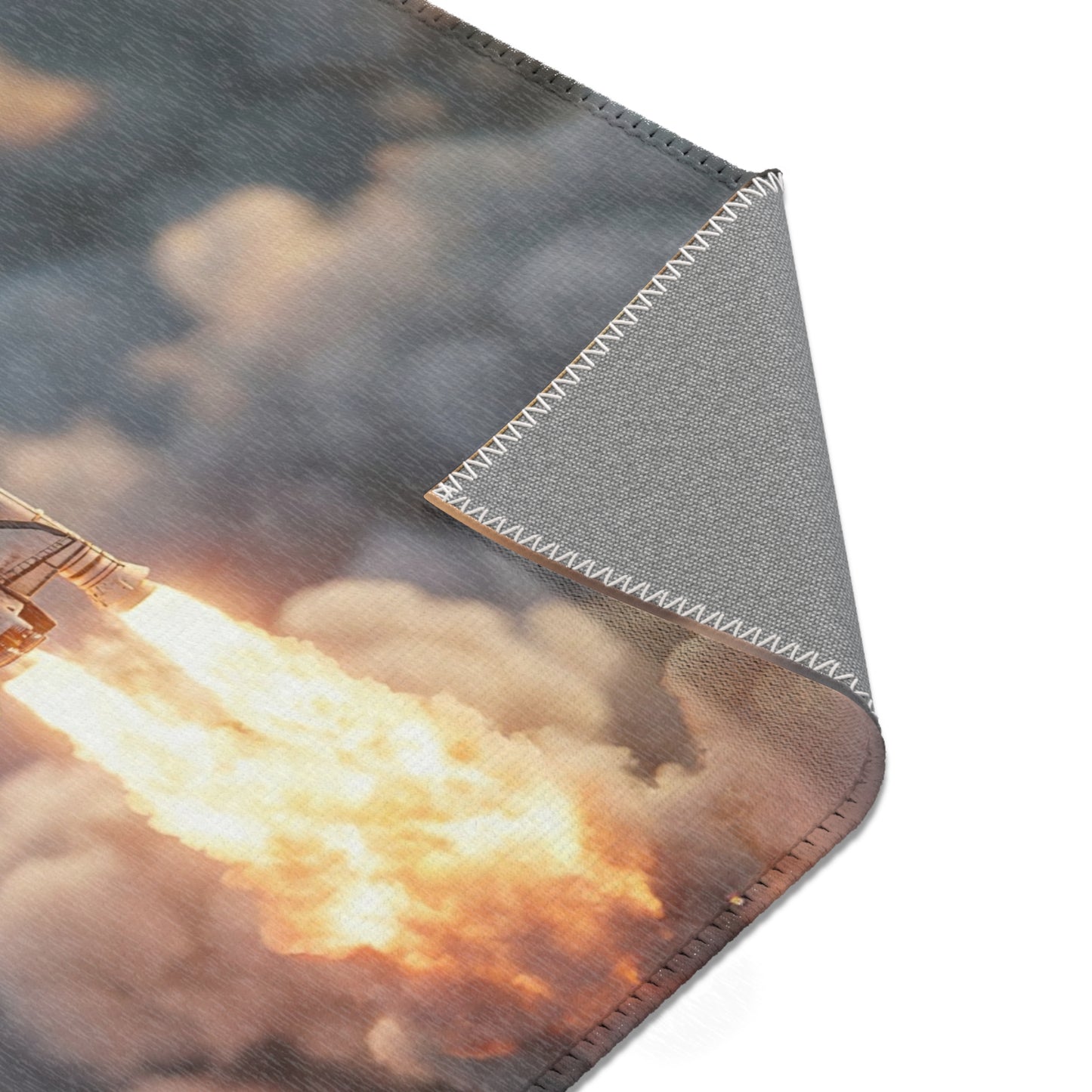 Space Shuttle Launch Area Rugs – Dawn’s First Orbit Dreamscape