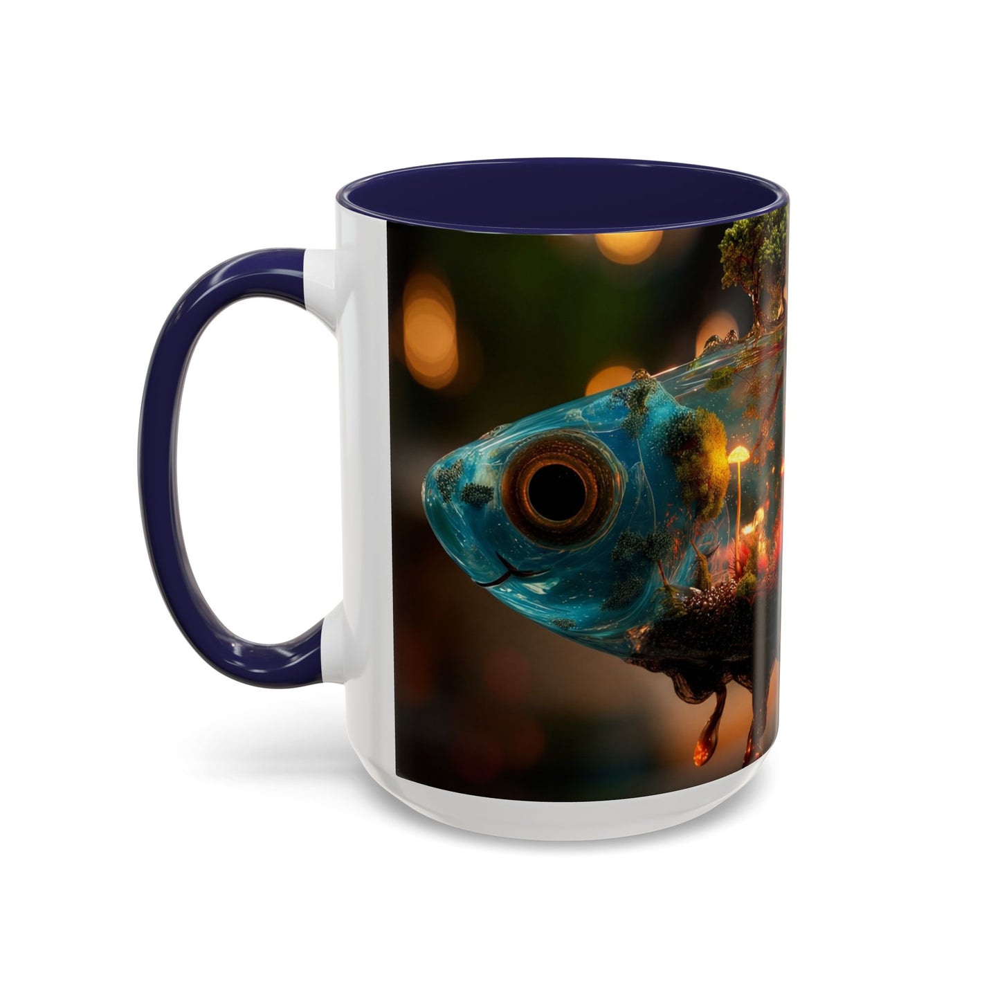 Forest Within Fish Accent Coffee Mug (11, 15oz) – Liquid Garden Dreamscape