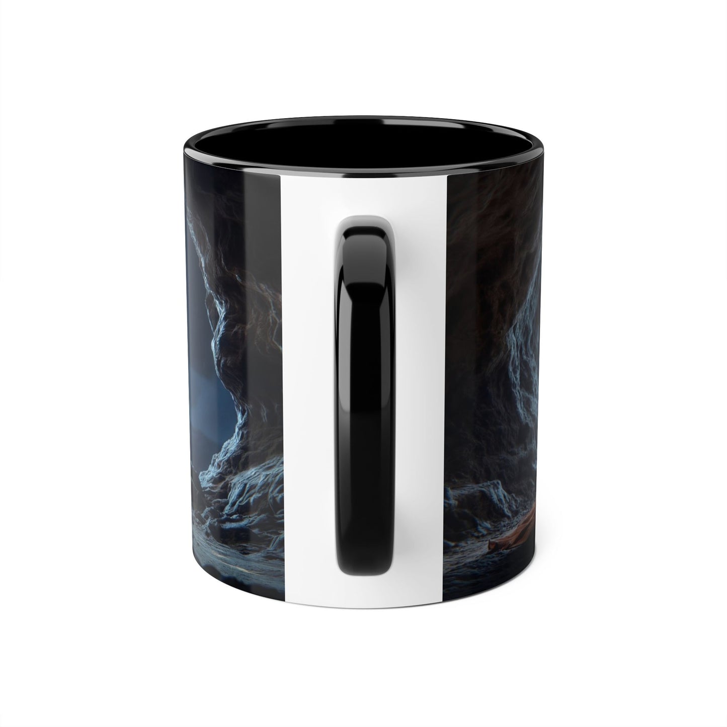 Moonlit Monk Meditation Mug – Serene Night Sanctuary