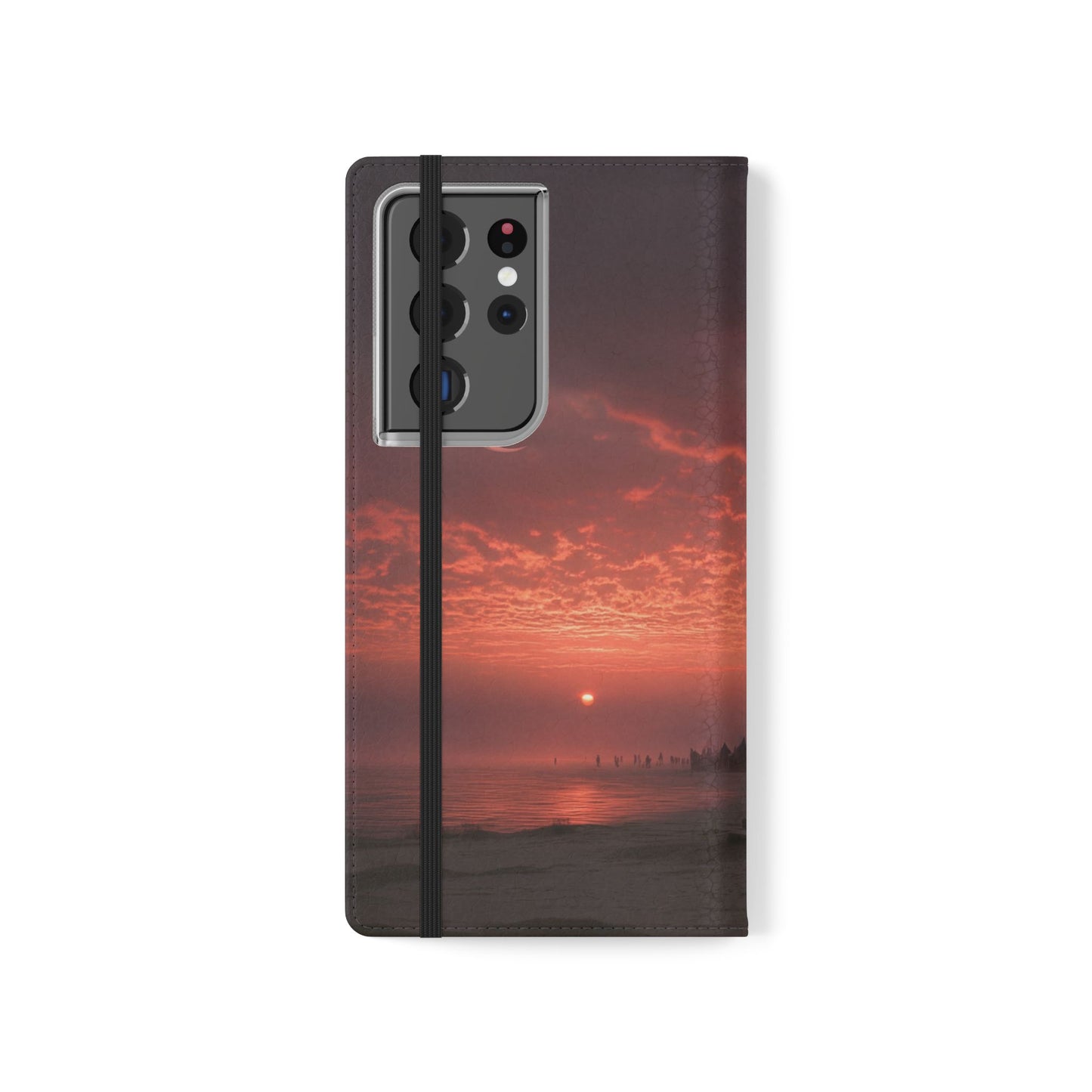 Twilight Sentinel Flip Cases – Moonlit Stairway to the Horizon