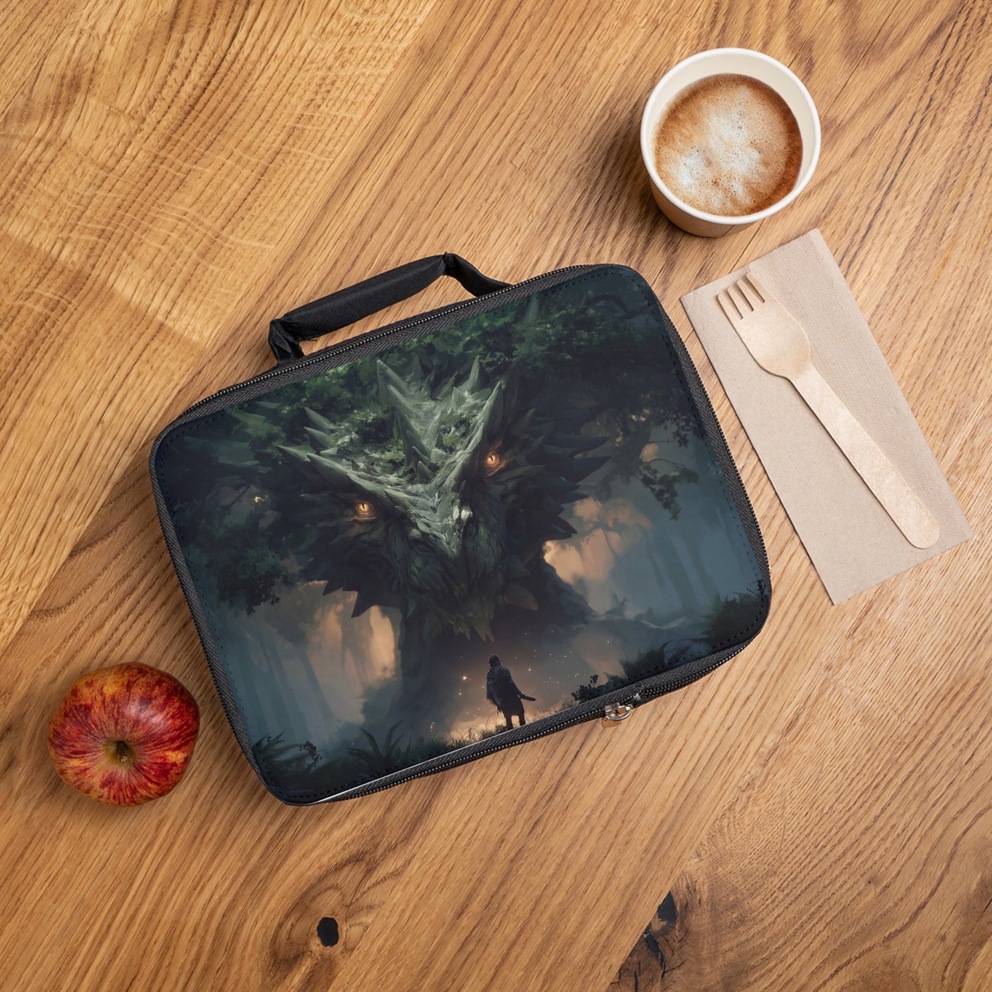 Ancient Forest Dragon Lunch Bag – Guardian of the Misty Grove