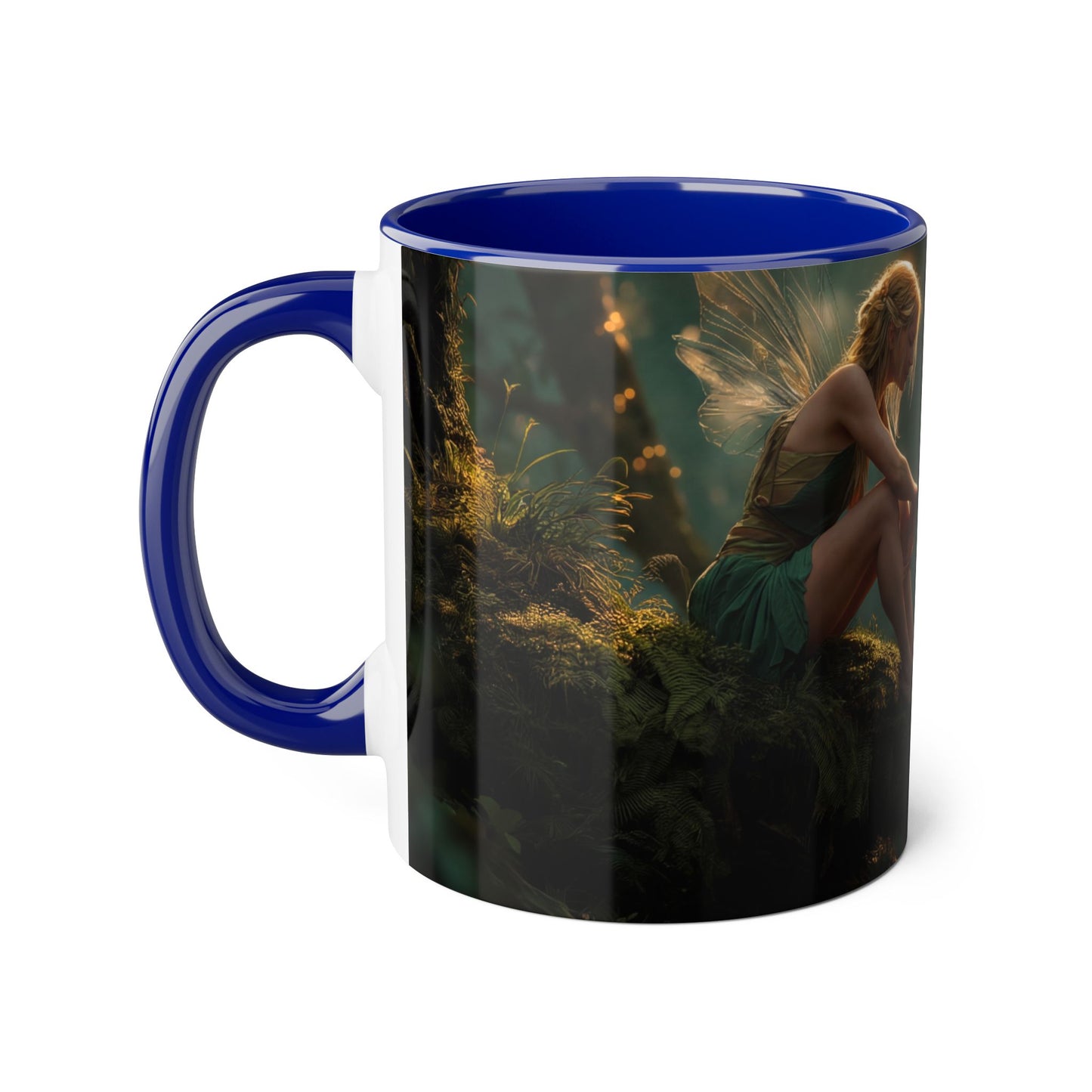 Forest Fairy Accent Mugs, 11oz – Mossy Bank Twilight Solitude