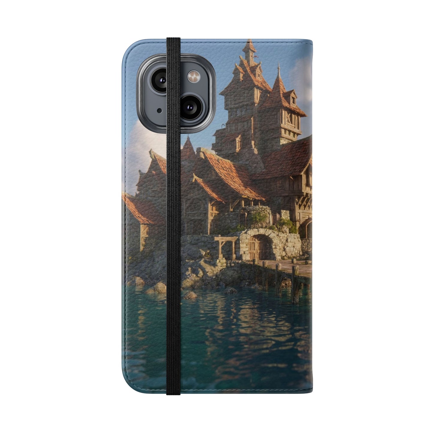 Cobblestone Harbor Flip Cases – Timber Town Seaside Walkway