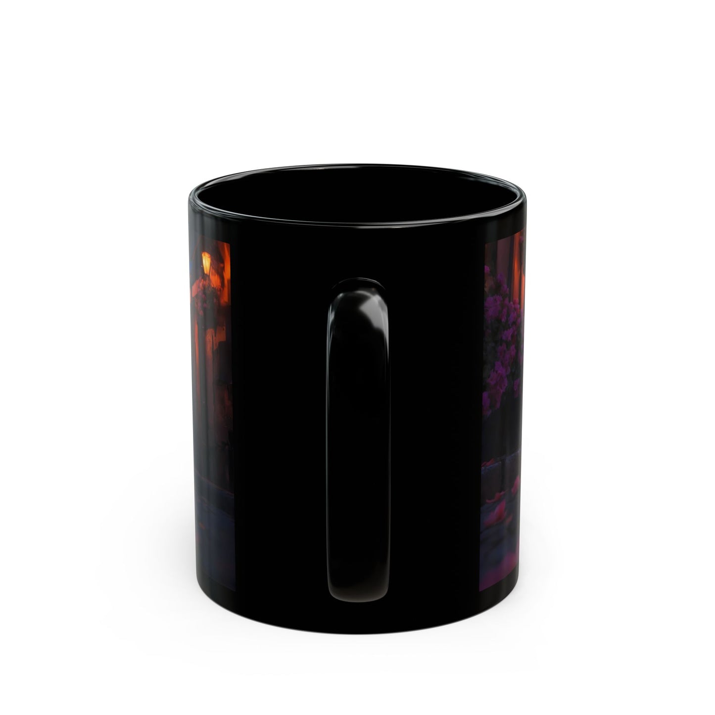Parisian Kittens Twilight Mug – Cobblestone Dreams & Rose Petal Magic