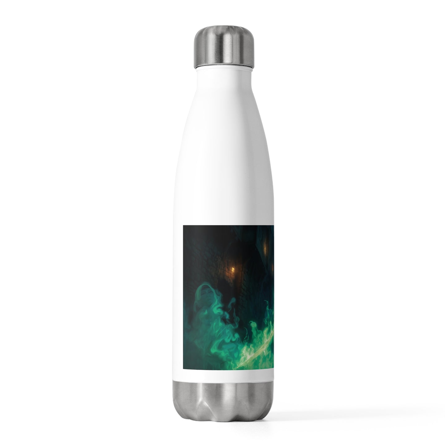 Green-Eyed Apprentice Swordbearer 20oz Insulated Bottle – Midnight Alley Luminescence