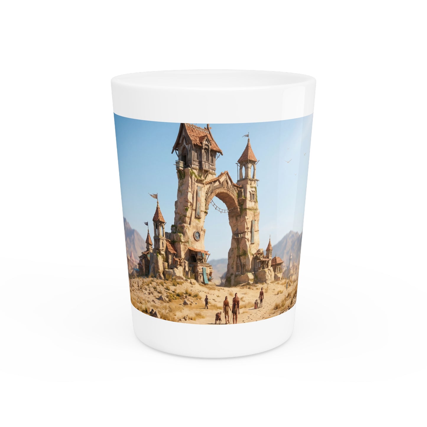 Stone Archway Shot Glass – Desert Sentinels and Wanderers