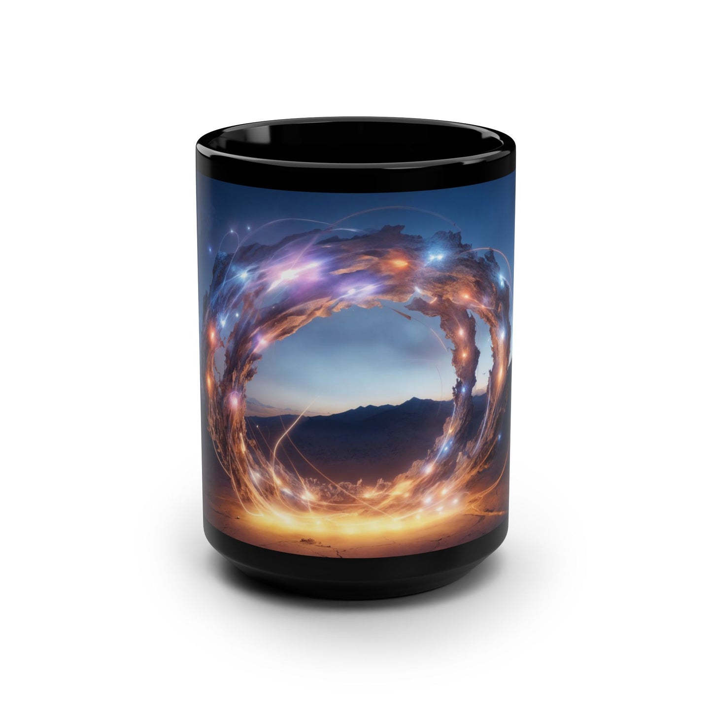 Cosmic Portal Over Mountains - Product