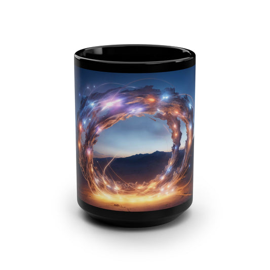 Cosmic Portal Over Mountains - Product