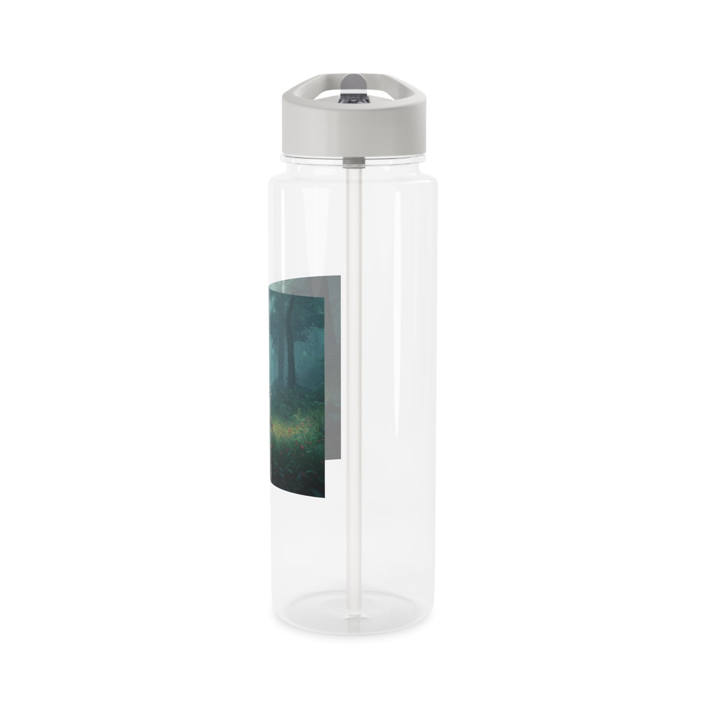 Forest Guardian Sentinel Tritan Water Bottle – Emerald Knight at Rest