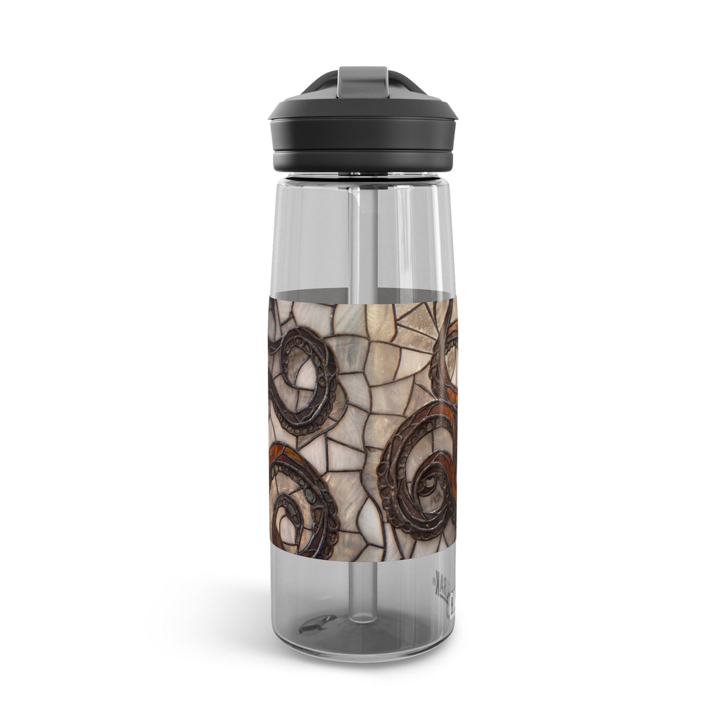 Stained Glass Octopus CamelBak Eddy® Water Bottle, 20oz\25oz – Amber Depths & Iron Lace