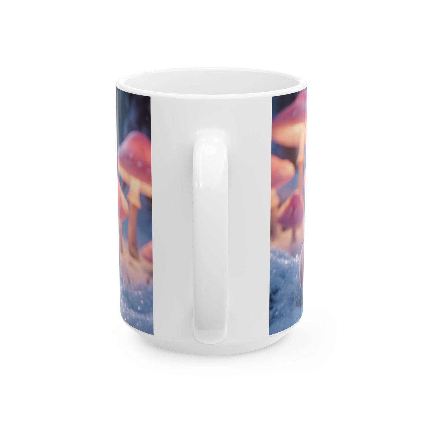Pink Unicorn Rider Ceramic Mug – Frostlit Forest Fantasy