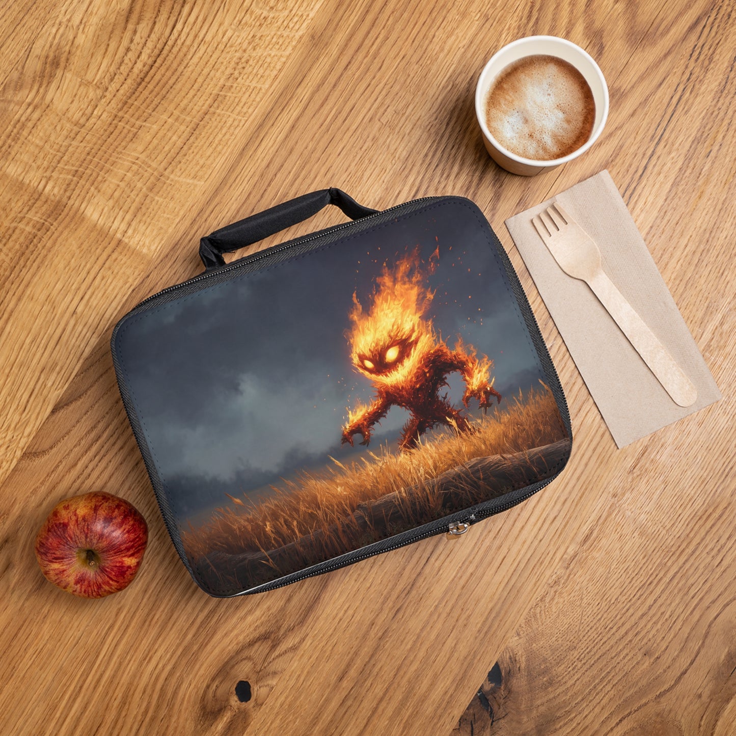 Fiery Spirit Lunch Bag – Embers of the Twilight Field