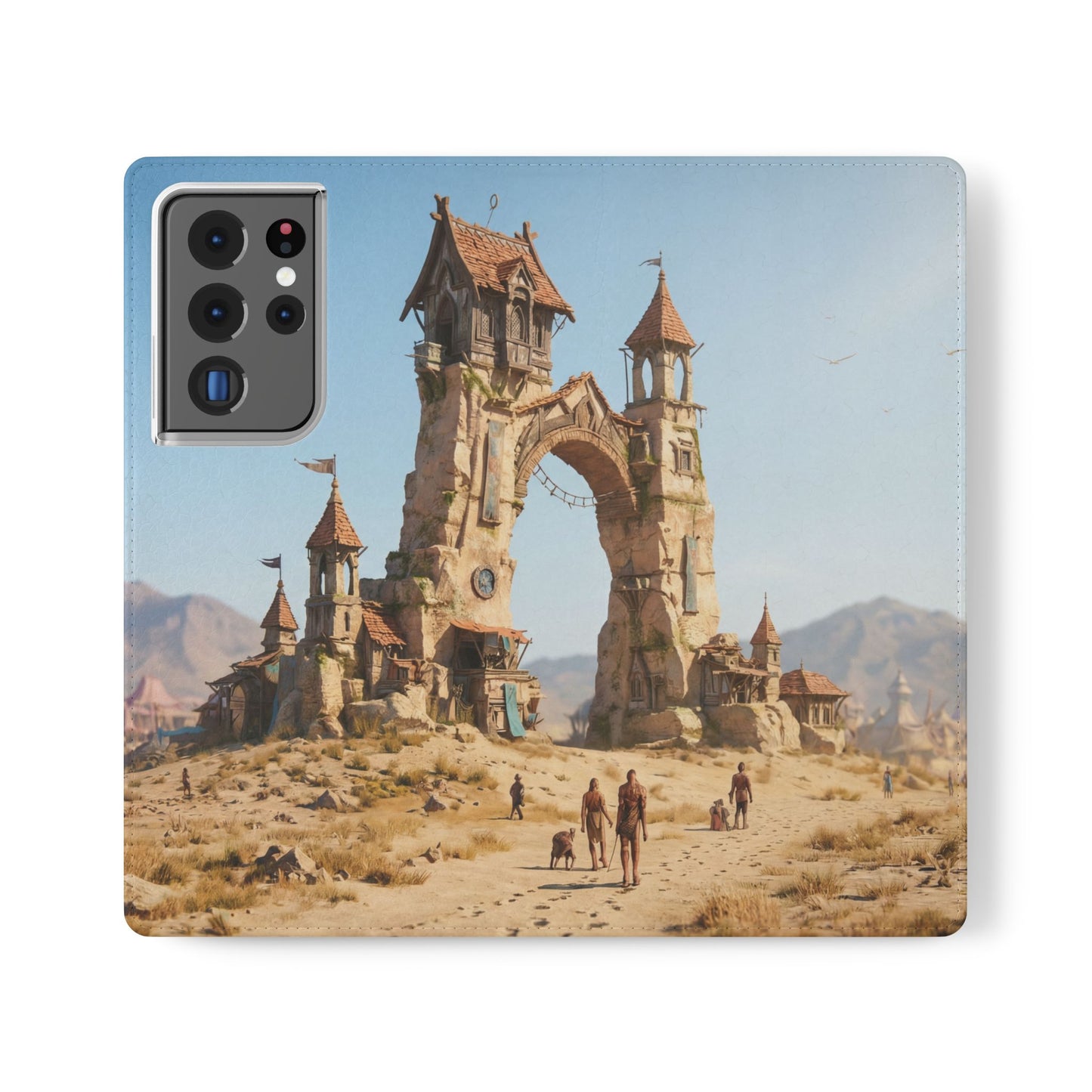 Desert Sentinel Gate Flip Cases – Weathered Archway Journey