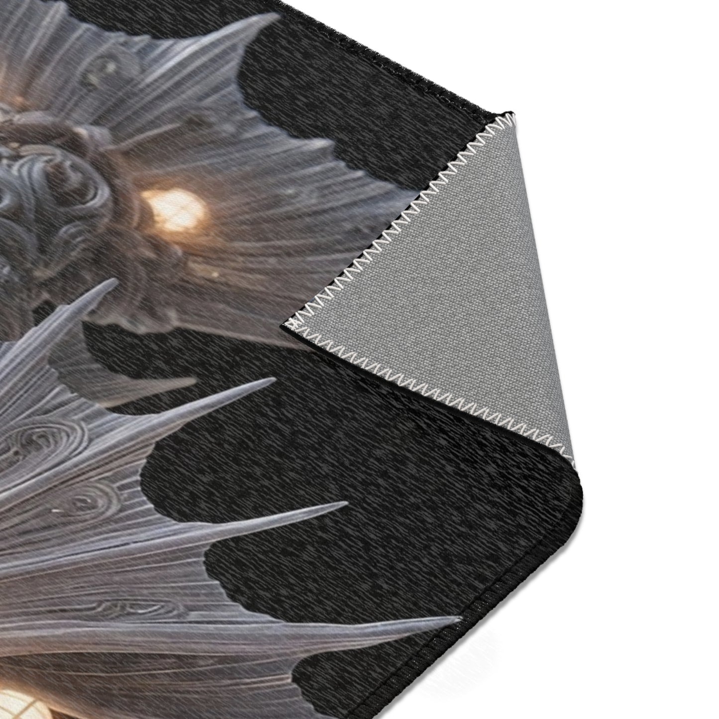 Luminescent Deep-Sea Leviathan Rug – Whispering Lanterns of the Abyss