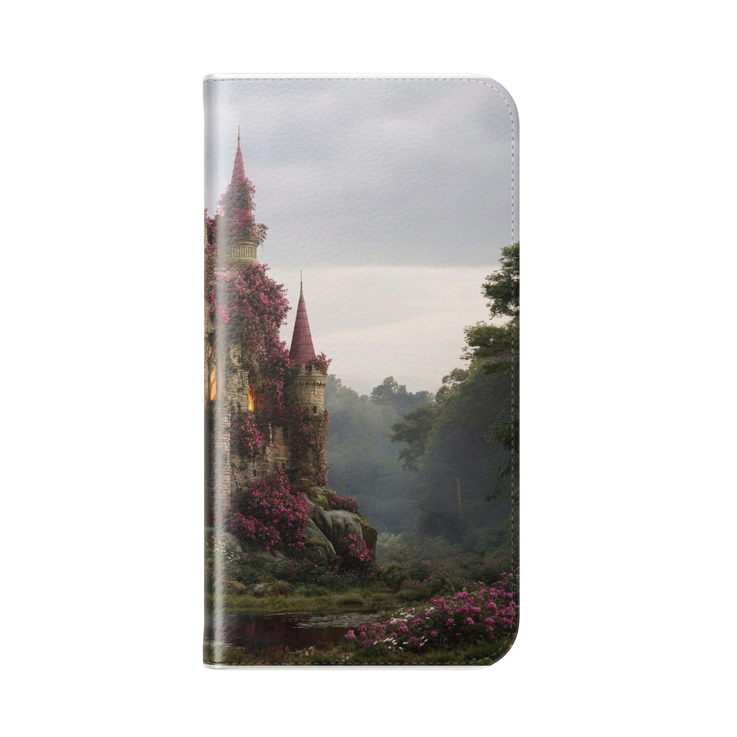 Blossom Spire Flip Cases – Pink Ivy Gothic Castle Cover