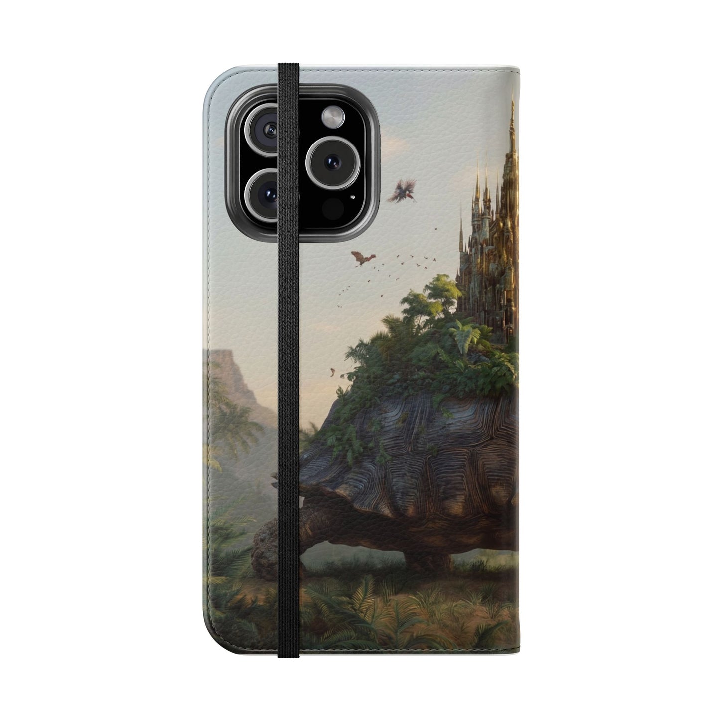 Castle Turtle Flip Cases – Golden Spire Jungle Guardian