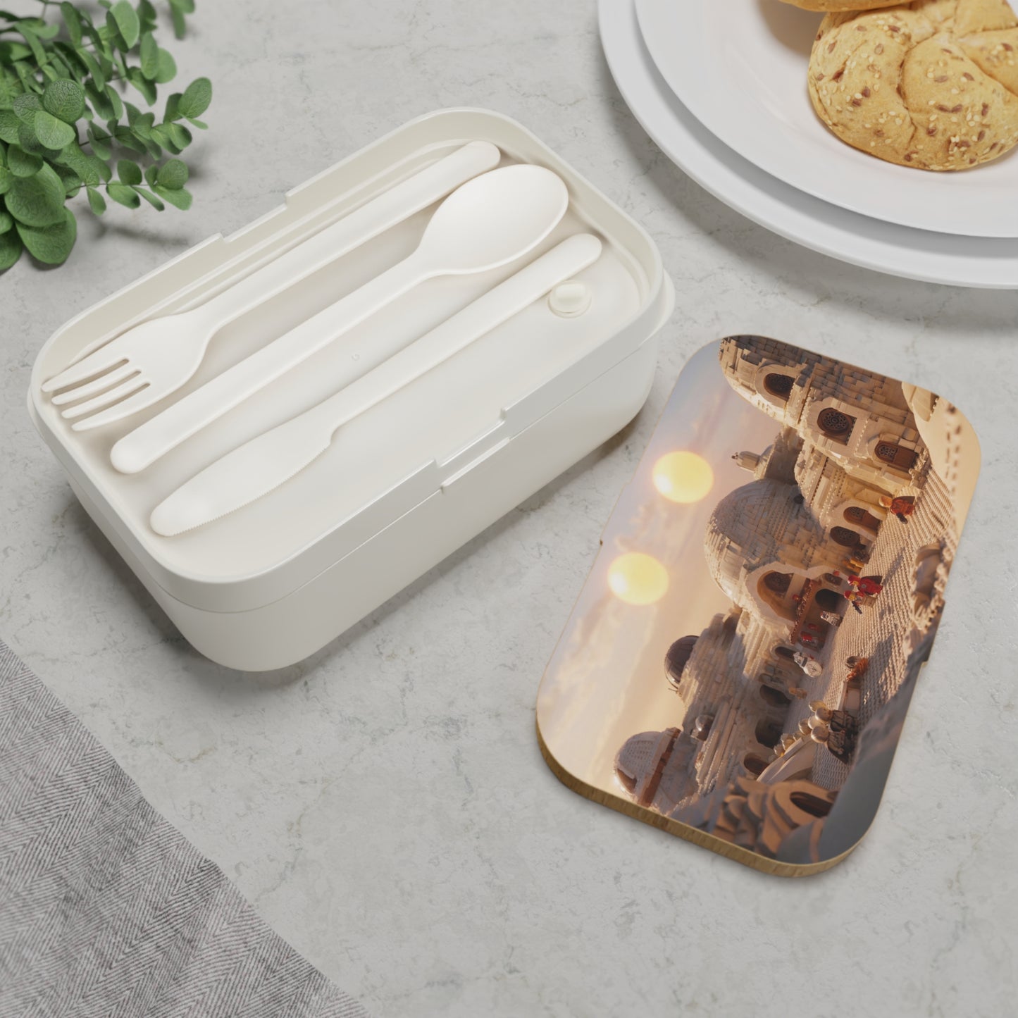LEGO Tatooine Bento Lunch Box – Sunset Dunescape of Sand and Stars