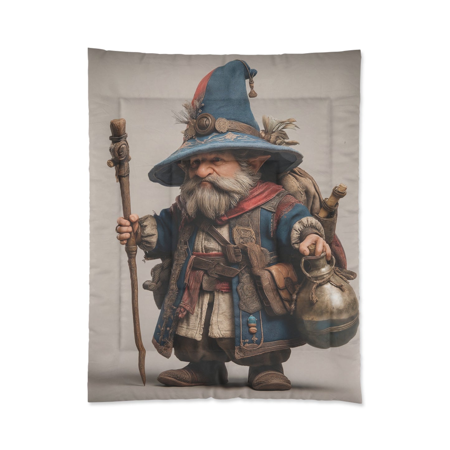 Wandering Wizard Comforter – Whimsical Traveler’s Journey Dreamscape