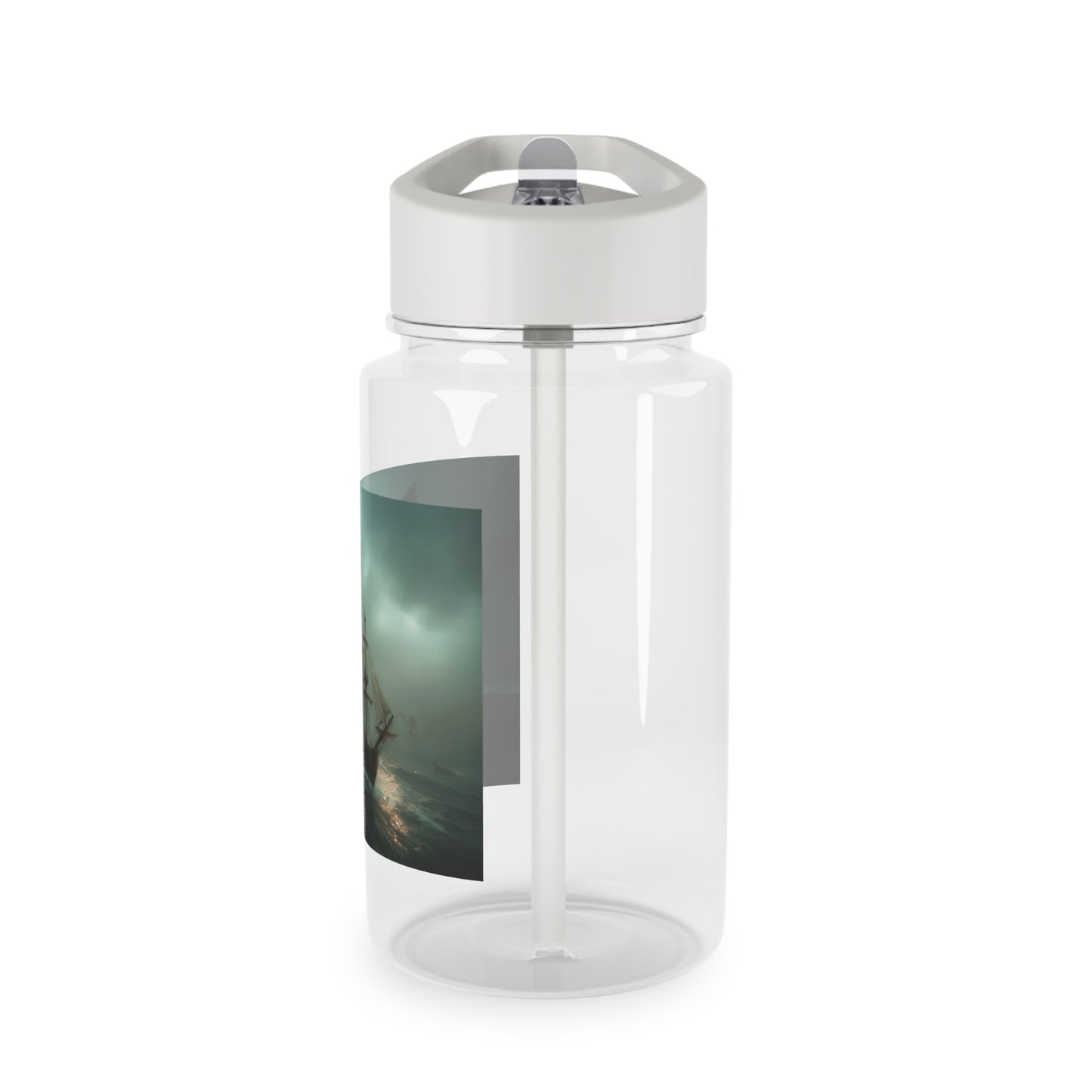 Crimson Leviathan Tritan Water Bottle – Stormbound Sea Beast