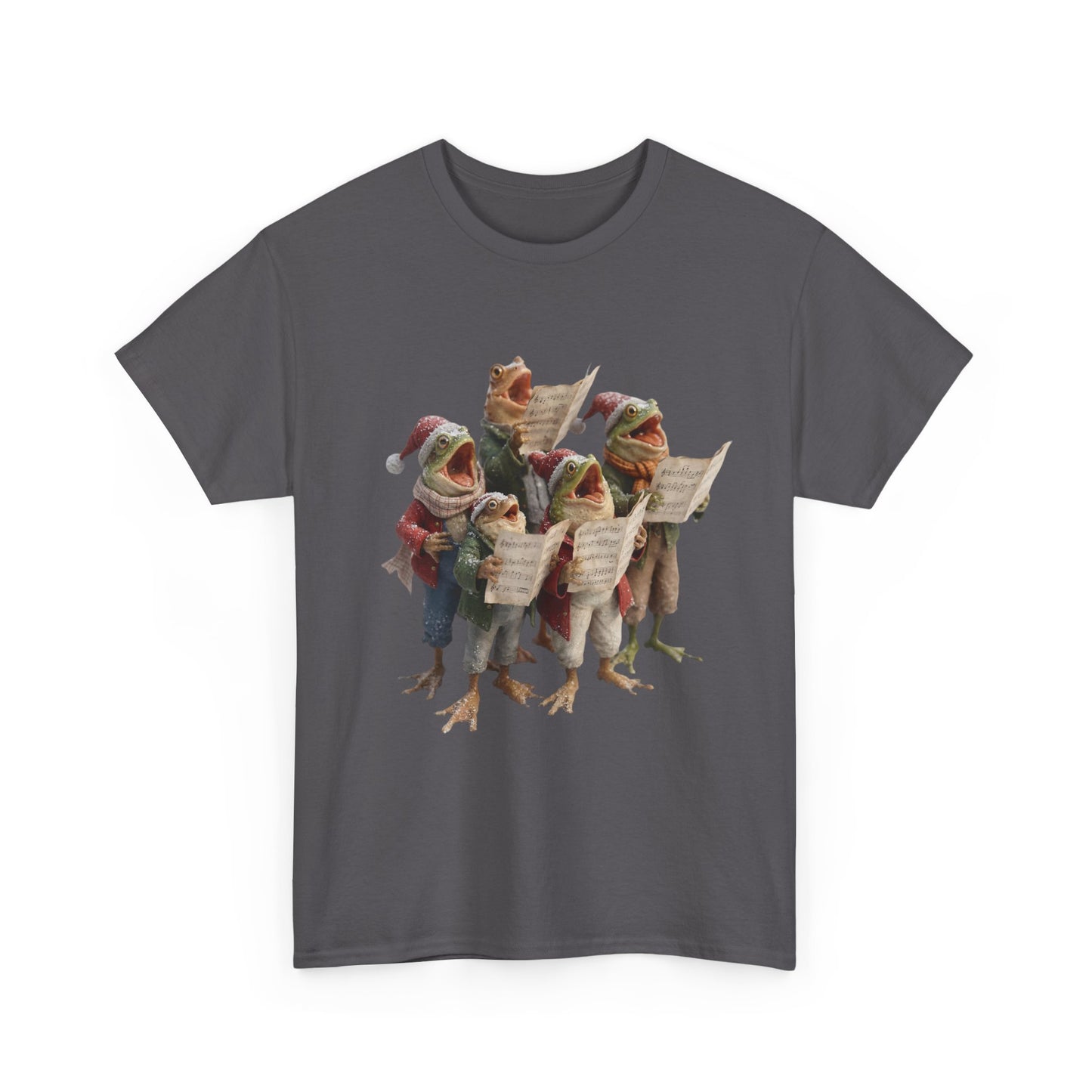 Frogsong Carols Unisex Heavy Cotton Tee – Winter Chorus Sheet Music