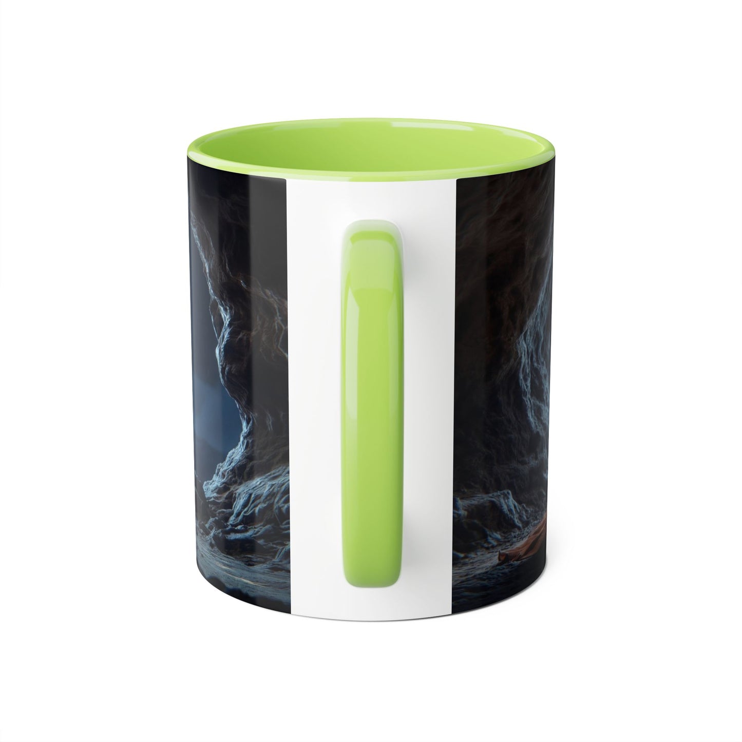 Moonlit Monk Meditation Mug – Serene Night Sanctuary